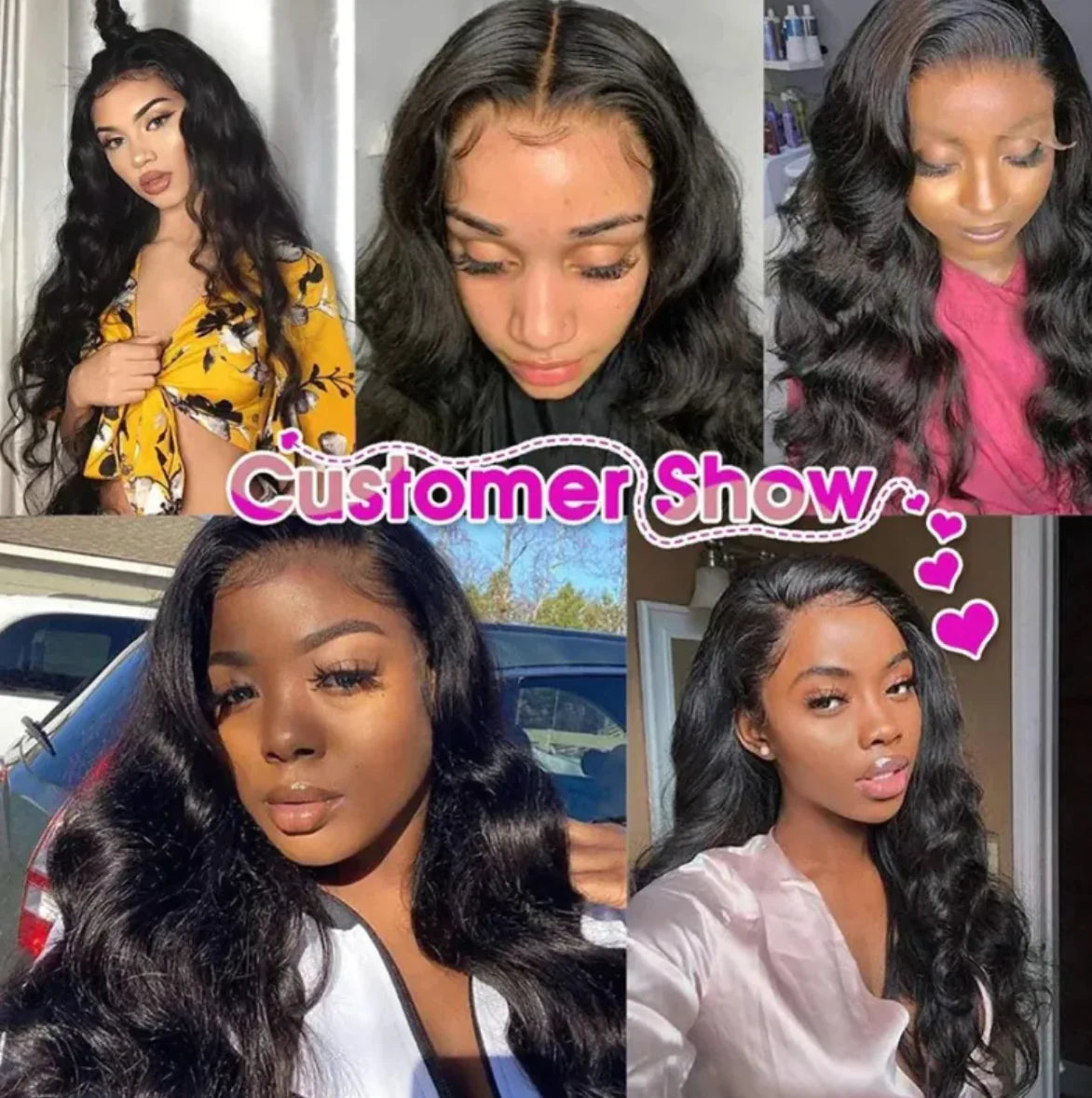 Black Matte Fiber Lace Wig